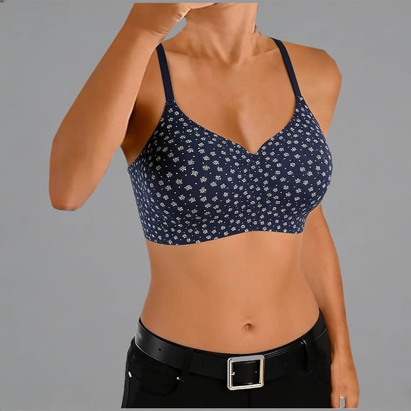 Ynynloco Seamless Bras for Women No Underwire Push Up Full Coverage Bra Wirefree Bralettes Soft Everyday Bra