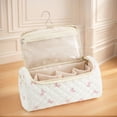 thumbnail image 3 of Waterproof Travel Toiletry Bag, Polyester Makeup Storage Organizer for Women (style6), 3 of 7