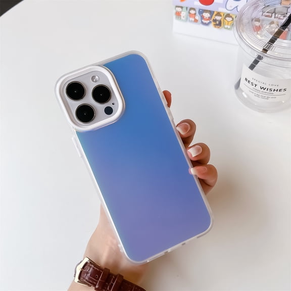 SaniMore for iPhone 14 Pro Max 6.7" Laser Frosted Case, Flexible TPU Anti-Fingerprint Anti-Scratch Heavy Duty Full Body Protective Case for iPhone 14 Pro Max Women Men, White