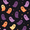 Halloween Purple Ghosts, variant on FORMRS 1-Subject Spiral Notebook 8" x 5" College Ruled 60 Refillable Sheet A5 Hard Cover, Fall Book Shelf