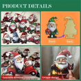 thumbnail image 6 of Christmas tree decoration, gingerbread man wooden pendant set, 24piece set, 6 of 16