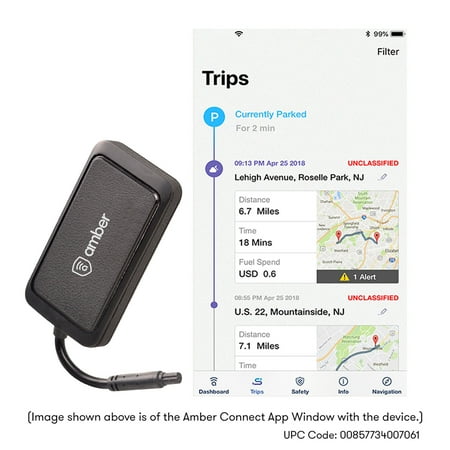 Amber Connect - AMB3653G Wired GPS Asset Tracking Device