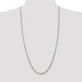 thumbnail image 2 of 14k White Gold 30 Inch 4.5mm Rope Chain Necklace Pendant Charm, 2 of 9