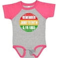 thumbnail image 3 of Inktastic Remember Juneteenth 6.19.1865 Boys or Girls Baby Bodysuit, 3 of 5