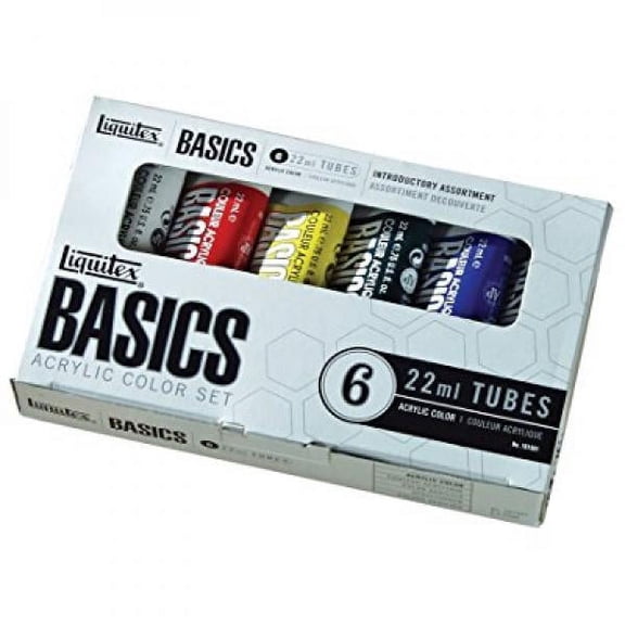 Liquitex Basics Acrylic Paint Tubes - 6 Colors