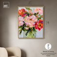 thumbnail image 4 of Bloom in Acrylic II Canvas Print Spring Wall Decor by Art Remedy, Gold Frame, 36 x 45, 4 of 6