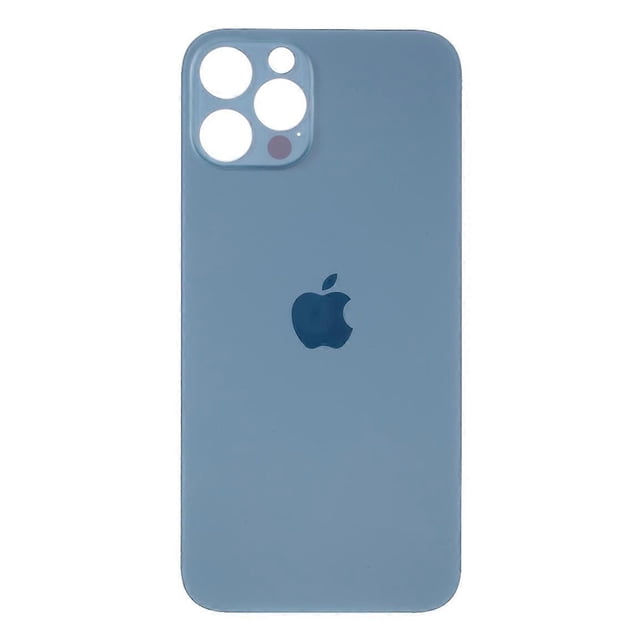 Pieza de reparación para iPhone 12 Pro, tapa de la carcasa de la batería (versión estándar con orificio para el anillo de la lente de la cámara)