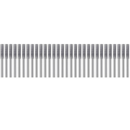

20 Pcs Chainsaw Sharpener Stone Diamond Coated Cylindrical Polishing Grinding Tool Grinding Bits 5/32 Inch/ 4 mm