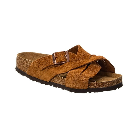Birkenstock Lugano Soft Footbed Suede Sandal, 38