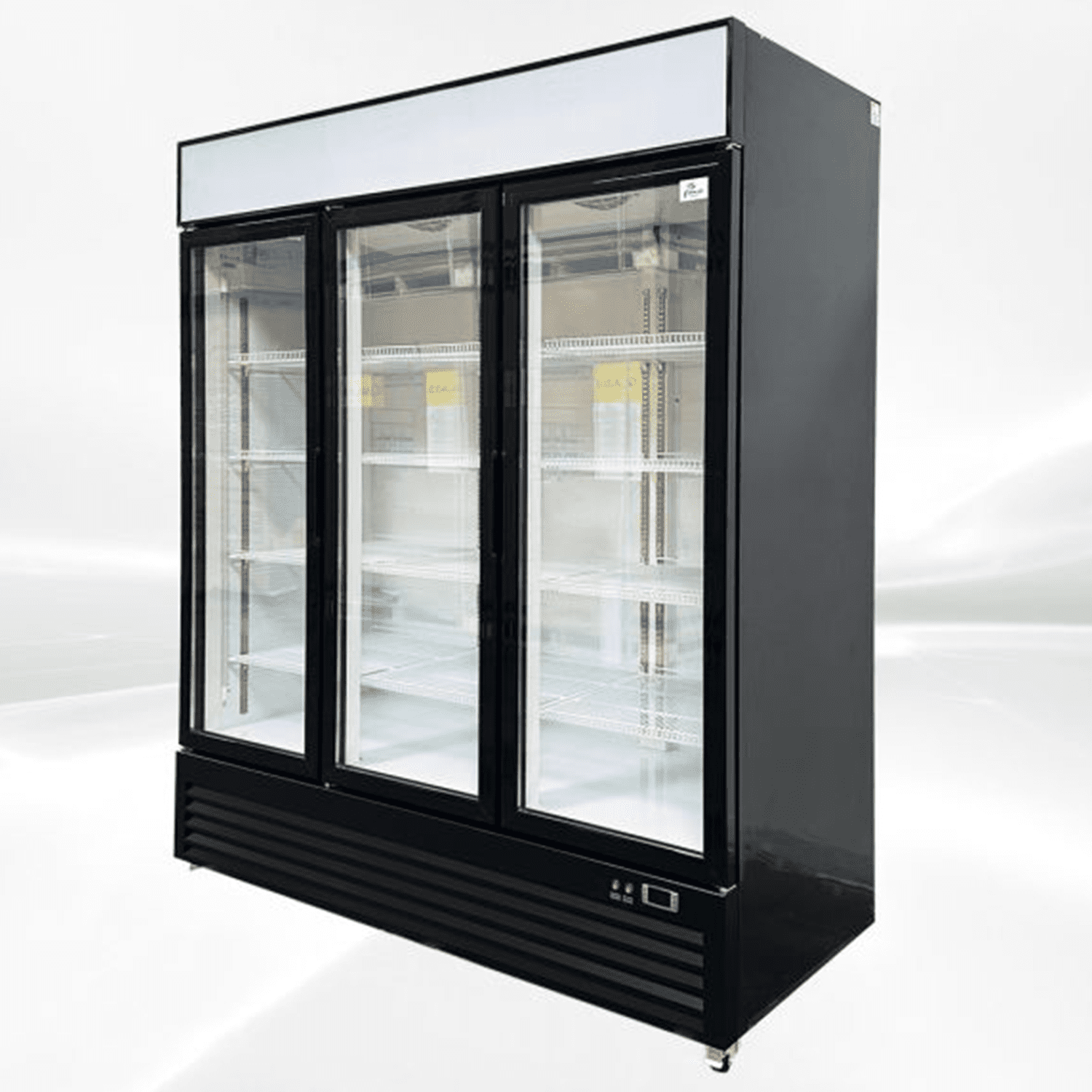 Cooler Depot 64 in. Three Glass Door Commercial Merchandiser Refrigerator 49.8 Cu.Ft. NSF Commercial Refrigerator Cooler