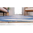 thumbnail image 5 of Unique Loom Outdoor Modern Collection Area Rug - Aztec (2' x 6' 1" Runner Blue/Ivory), 5 of 7