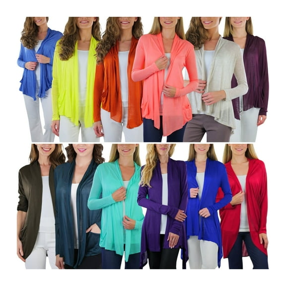 ToBeInStyle Women's Pack of 2 Randomly Selected Long Sleeve Cardigans - Medium