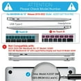 thumbnail image 2 of IBENZER Compatible with 2022 2021 2020 MacBook Air 13 inch Case M1 A2337 A2179 A1932, Hard Shell Case & Keyboard Cover & Type-C Adapter for Mac Air 13 (2018-2022), Map, AT13-MAP+1TC, 2 of 10