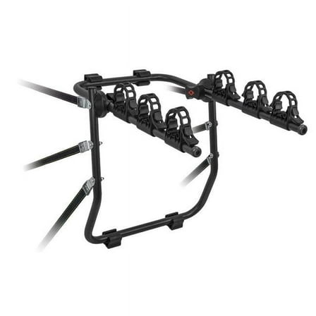 OMAC G002314 Rear Trunk Mount 3 Bike Rack Foldable Steel Carrier for Hatchback Sedan SUV for 2005-2011 Chevrolet Cruze