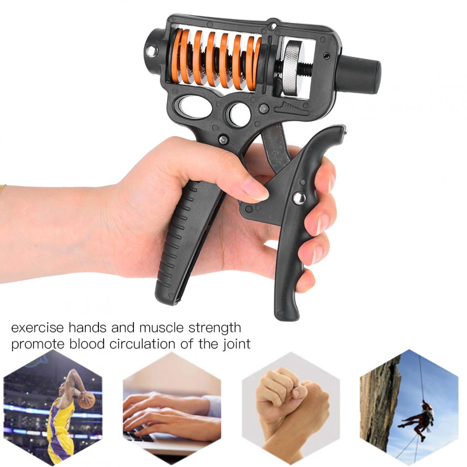 Finger Hand Wrist Muscle Strength Fitness Power Trainer Exerciser Adjustable Tension Grip
