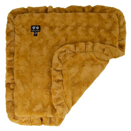 Bessie and Barnie Honeymoon Luxury Ultra Plush Faux Fur Pet/ Dog Reversible Blanket (Multiple Sizes)
