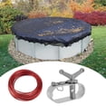 thumbnail image 1 of 1 Set Pool Cover Winch High-Strength Universal Size Rust-proof Wide Application Simple Installation Quickly Seal Aluminum Securing Above Ground Swimming Pool Cover Winch Pool Supplies, 1 of 7