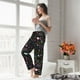 thumbnail image 5 of Balery I love you Mom Pantalones de pijama para mujer, pijamas ultraligeros, pantalones de estar por casa-Medium, 5 of 6