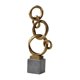 thumbnail image 4 of Estatua de anillo circular de resina, figura para decoración del hogar, obra de arte, escultura, adorno de mesa para pasillo, oficina, sala de estar, Estilo C, 4 of 8