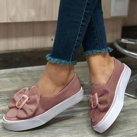 

Tangnade Winter Clearance Canvas Shoes Soft Ladies Autumn Loafers Flat Shoes Sneakers Casual Shoes for Women