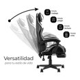 thumbnail image 3 of RagaBasics, Silla Gamer de Alta Calidad y Comfort, Silla de Ofina con Base Giratoria, Ruedas, Reposa Brazos, Reposa Pies y Respaldo Reclinable para la Mejor Posicion. (Blanco), 3 of 9