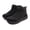 Black, variant on Hike Winter Barefoot Snow Boots, Minimalist Wide Toe Box Footwear, Zero Drop Sole, Water Resistant Ankle Booties, Warm Fur Lined, Unisex
