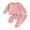 Pink, variant on Bagilaanoe 2PCS Toddler Baby Girl Pants Set Letter Print Long Sleeve Sweatshirt Tops + Sweatpants 3M 6M 12M 18M 24M 3T Kids Casual Sweatsuits