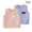 A217 Multicolor, variant on Xdegoge 2-Pack Baby Side Snap Sleeveless Vests V-Neck Quilted Cotton Waistcoats Warm Winter Layering Tops with Cute Embroidery, 9-12M