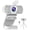 White, variant on Webcam 1080p, Live Streaming Camera with Stereo Microphone, PC Desktop or Laptop Webcam with 110 View Angle, for 2, Video Calling, Recording, Conferencing, Streaming, Gaming