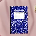 thumbnail image 5 of Composition Book Wide Ruled,Composition Book Primary Wide Ruled,5.51"x 8.27",Marble Design, Paper Cover, 30 Sheets,Assorted Colors,Composition Book Primary Journal Draw Top Lines Bottom(Dark Blue), 5 of 8