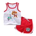 thumbnail image 3 of PAW Patrol-Camiseta de algodón para niños, 100%, conjuntos de pantalones cortos, Tops de dibujos animados y pantalones cortos, traje deportivo para niños y niñas, conjunto de ropa para niños, 3 of 5