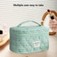 thumbnail image 2 of Bolsa de viaje portátil de terciopelo de pana para maquillaje y artículos de aseo, bolsas multiusos de gran apertura para un almacenamiento organizado. Cajas de almacenamiento, 2 of 3
