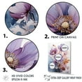 thumbnail image 3 of Designart "Lavender Buttercups Enchanted Instances" Buttercups Canvas Wall Art, 3 of 7