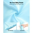 thumbnail image 3 of KFFKFF 100PCS Satin Chair Sashes, 7 x 108 inch Light Blue Ribbon Ties, Ideal for Wedding, Baby Shower, Party, Banquet, and Chair Cover Decorations, 3 of 9
