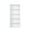 White, variant on 52.83 in. Tall White Wood 5-Shelf Etagere Bookcase with Adjustable Shelves