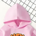 thumbnail image 7 of KPOPLK Print Sweatshirt for Girls Toddler & Kids II Big Girl's Pullover Hoodies(3-4 Years,Pink), 7 of 7