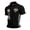 Black&&100, variant on CONROSES 4Th Of July Men's Short Sleeve Polo Shirts Patriotic Usa Flag Graphic Collared Independence Day Polo Shirt for Men Casual Golf Shirts
