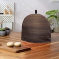 thumbnail image 4 of HELLHERO Wood Grain Cover Teapot Dust Cover Keep Warm Keep Warm Insulate Tea Pot, 4 of 8