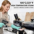 thumbnail image 5 of Handheld High Temperature Pressurized Steam Cleaner 2500W for Home Use, 6 Speeds Cleaning Machine for Tile Grout Kitchen Grease Sofa Upholstery Car Detailing - BLACK AND RED, 5 of 7
