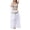 Blanc, variante sur BellyLady Costume de Danse du Ventre d'Halloween, Haut de Soutien-Gorge Dos Nu, Foulard de Hanche et Jupe-Violet