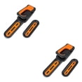 thumbnail image 3 of Thinsony Convenient Wall Mount Bike Rack Vertical Cycling Holder for Easy Bicycle Storage Black Orange 35.5x7.5x17.5cm 2Set, 3 of 6