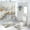 Pattern-3, variant on Abstract Gold White Marble Shower Curtain Set Modern Crack Luxury Texture with Non-Slip Rugs, Toilet Lid Cover and Bath Mat, Durable and Waterproof, for Bathroom Decor Set, 72x72 Inch