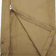 thumbnail image 5 of Just In Trend Safety Hi Vis Coverall with Leg Zipper – 100% Cotton, 7 oz (Small, Khaki), 5 of 5