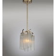 thumbnail image 3 of Maxim 39573WFLGS 11 in. Victoria 1 Light Golden Silver Single Pendant Ceiling Light, 3 of 4