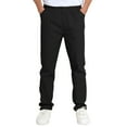 thumbnail image 3 of Dress Pants for Kids Flat Front School Uniform Slacks Pants Suit for Girls And Boys (Black 15-16 Years), 3 of 6