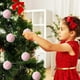 thumbnail image 3 of Guirnalda Navidea De Pompones Rosas, De Plstico, 30 Cm (12 Pulgadas), Con Luces Led, Ideal Para Decoracin Festiva Interior Y Exterior, Para Decorar El Rbol De Navidad O Como Centro De, Ukhbmc, 3 of 9