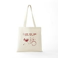 thumbnail image 5 of CafePress - I Love Red Wine Sometimes I W Tote Bag - Unisex Canvas Tote Bag, Beige, 1-Piece, 5 of 6