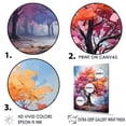 thumbnail image 3 of Designart "Maple Vibrancy Spectrum II" Tree Maple Floater Framed Canvas Wall Art, 3 of 5