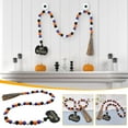 thumbnail image 1 of Halloween Beads String Wood Color Colorful Wood Beads Fringe String Fringe Home Decoration Pendant, 1 of 8