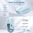 thumbnail image 4 of Wireless Mouse, 2.4G Quiet Computer Mouse with USB Receiver, 4 Buttons Portable Cordless Mice for Chromebook, Laptop, PC, Mac, 800/1200/1600 DPI, 4 of 7